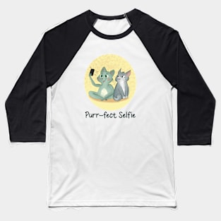 Selfie cat Baseball T-Shirt